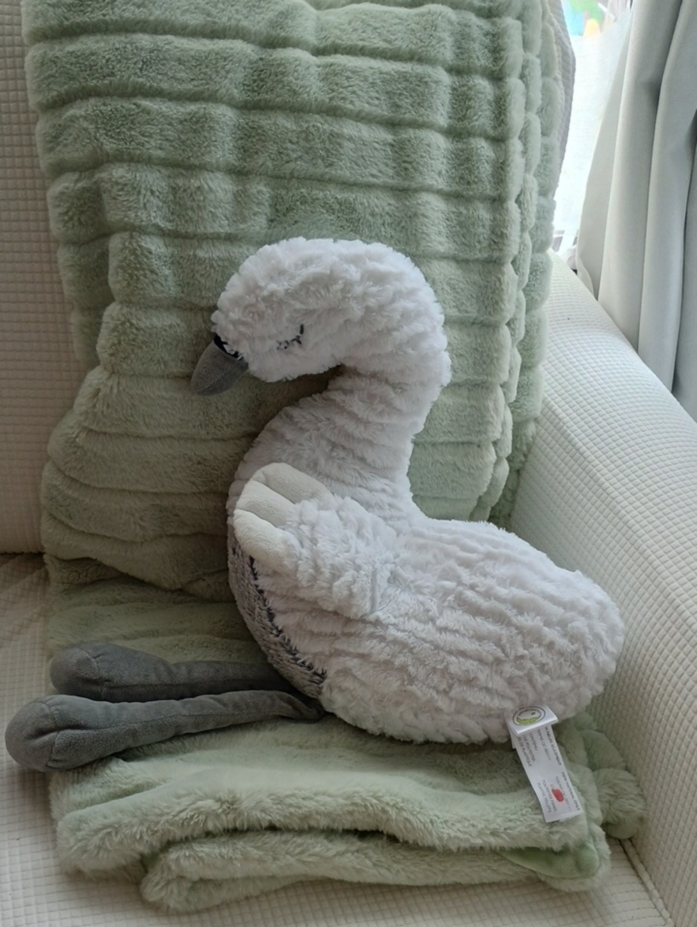 Animal Adventure Swan Plush ( Washed )